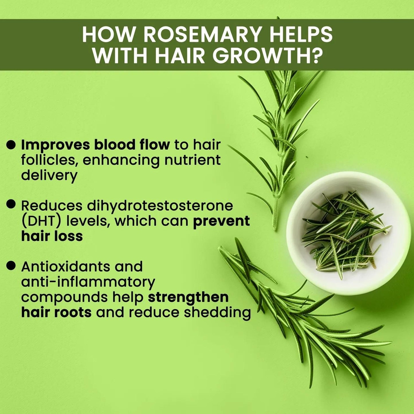Rosemary Water, Hair Spray For Regrowth | Buy 1 Get 2 free