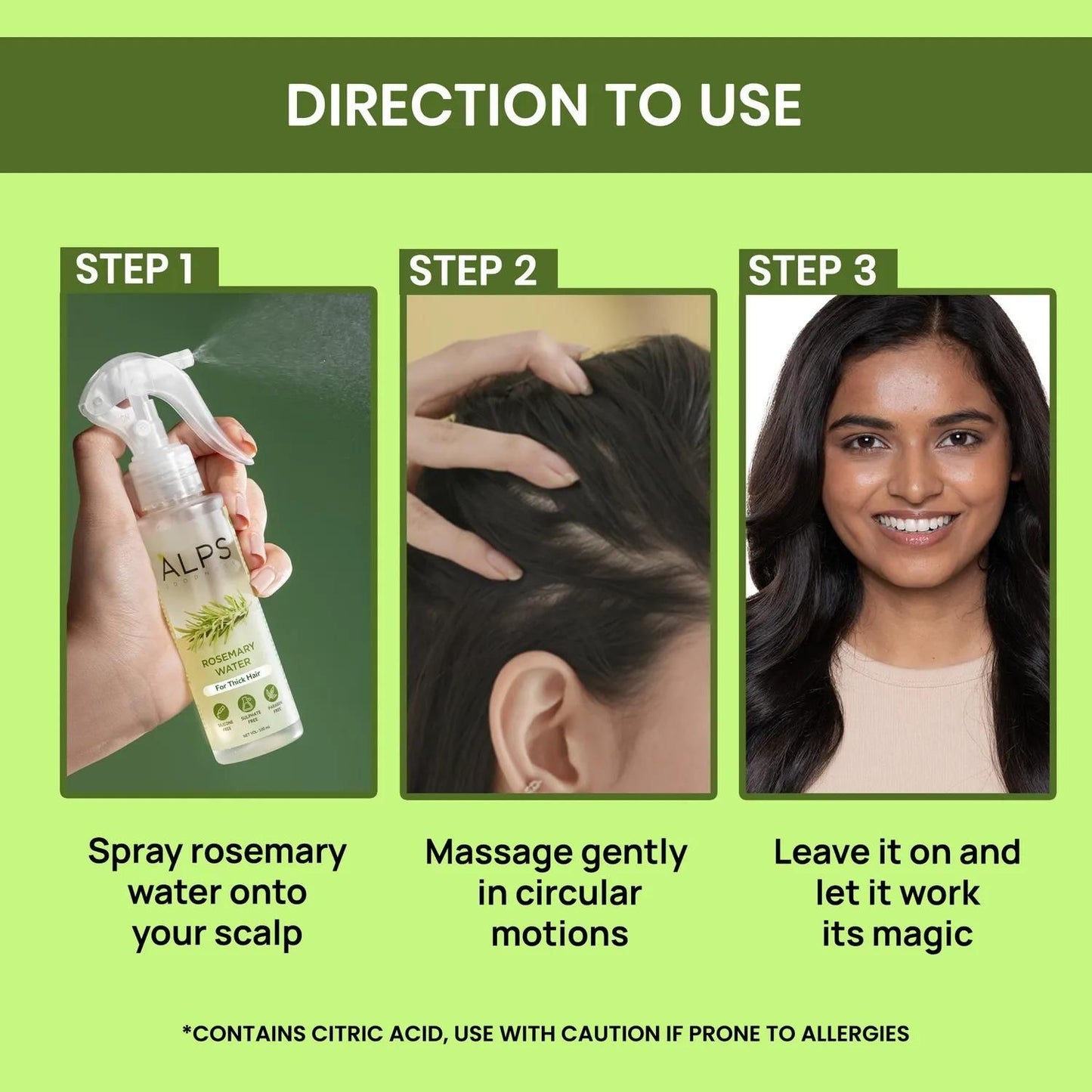 Rosemary Water, Hair Spray For Regrowth | Buy 1 Get 2 free